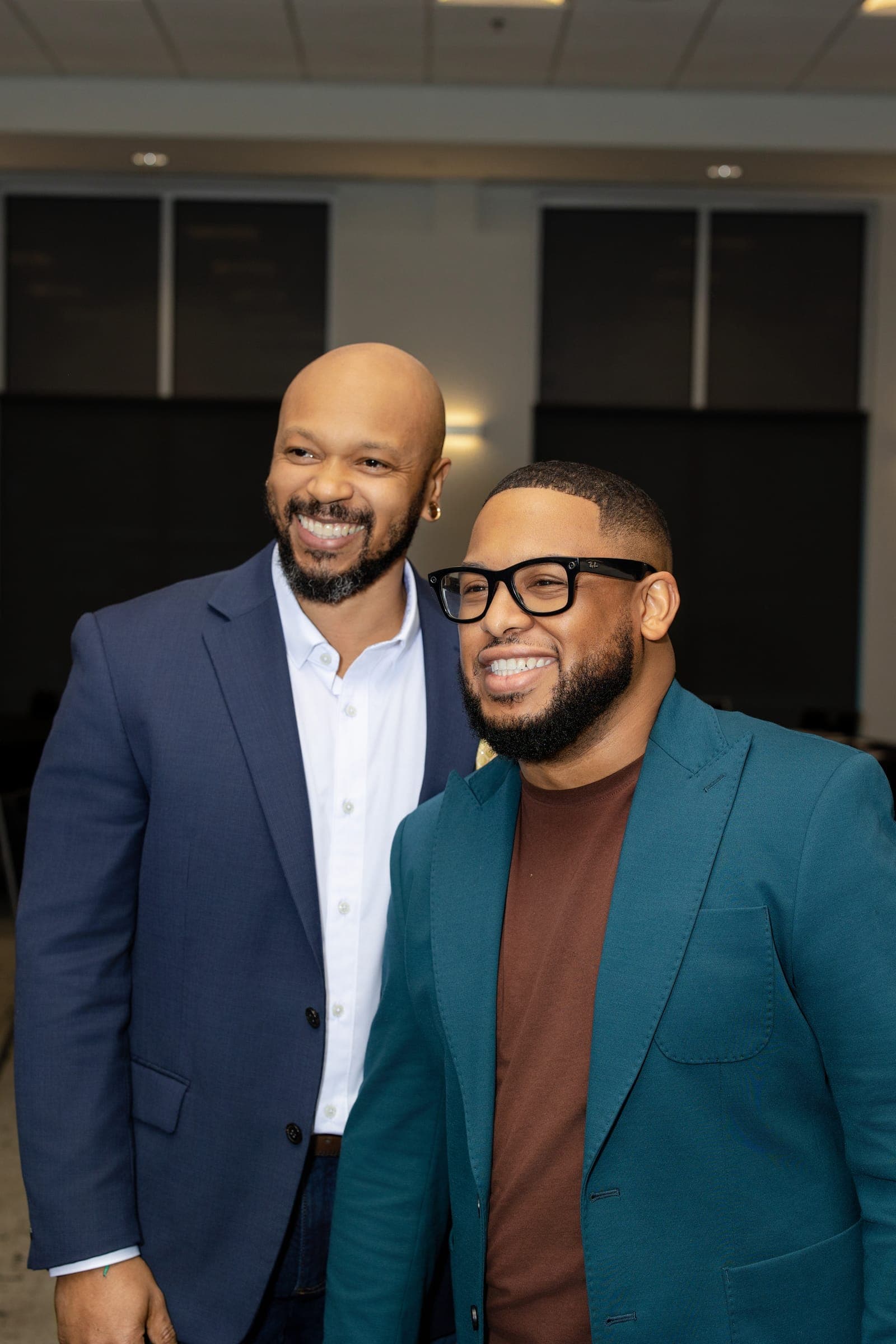 Two Empower leaders sharing a laugh between sessions at a Middle Tennessee training event