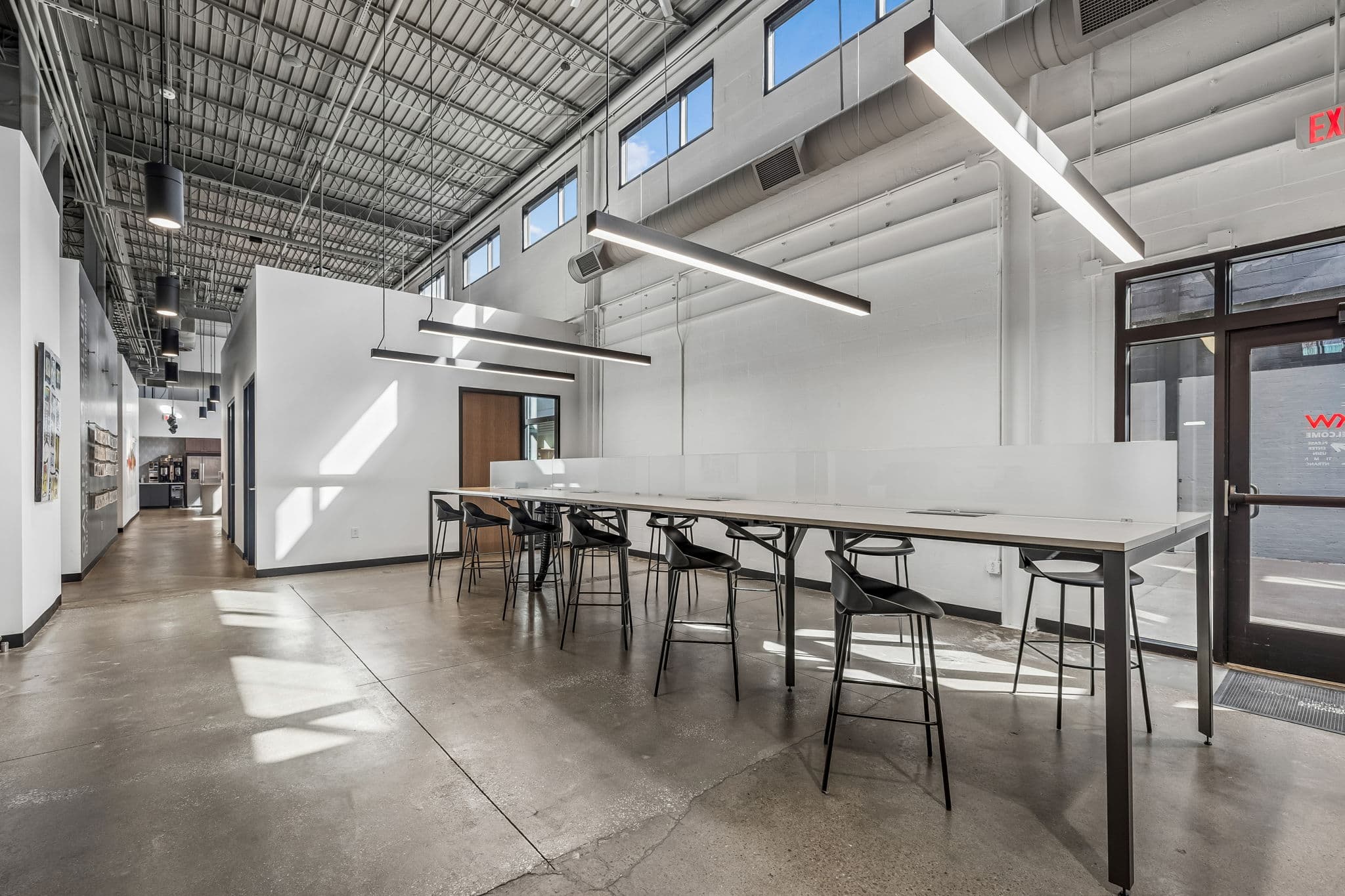 Open coworking space
